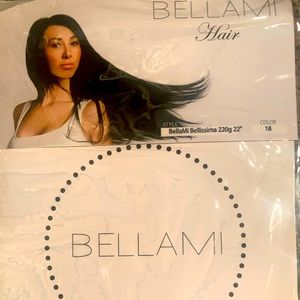 Bellamy FULL SET real hair clip on extensions.